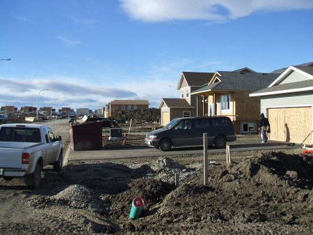 jobsite in Ft. St. John last summer