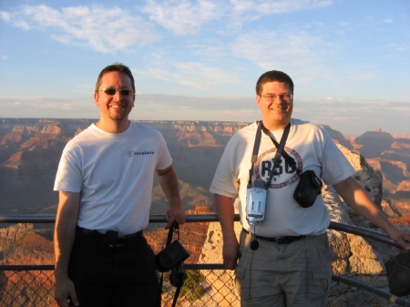 Brian and me at the Grand Canyon