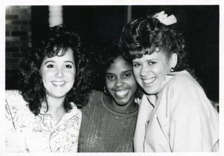 Sadie Hawkins 1987 w/ Cindy, Christy, and me