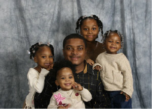 my husband and the girls