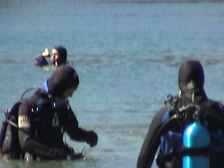 Scuba Diving with son in Ca.