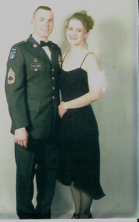 Melissa and Me at A Military ball