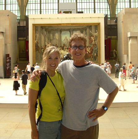 Andrea and Jack at the Musee d'Orsay