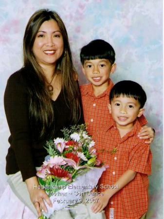 My Wife Cathy and my 2 Sons