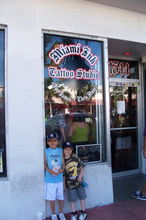 Darian & Nico at Miami Ink