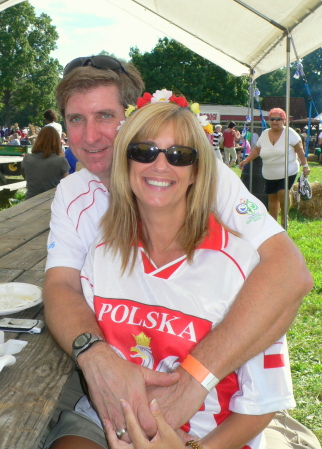 Ed & I at the Polish Festival