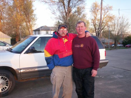 myself and Bob Levy,  Principal of Wentworth Military Academy, Easter weekend 2007