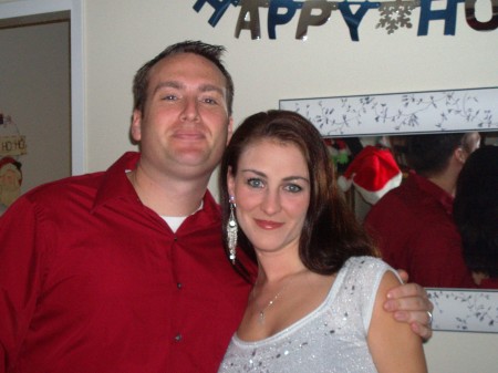 Joel and Kristi at Christmas