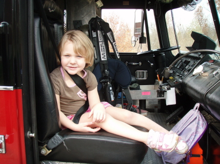 Madi in Firetruck 1750