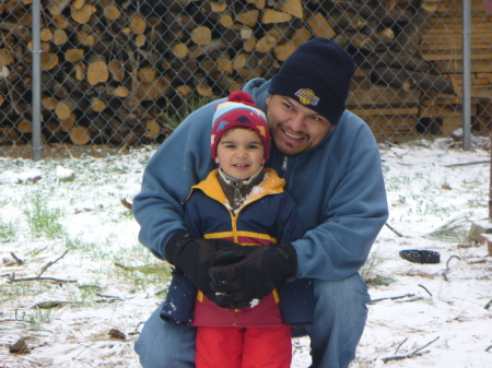 Alex & Daddy in the Snow :)