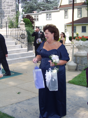 At my son's wedding in 2004
