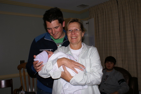 Me, James & Cam, just born.