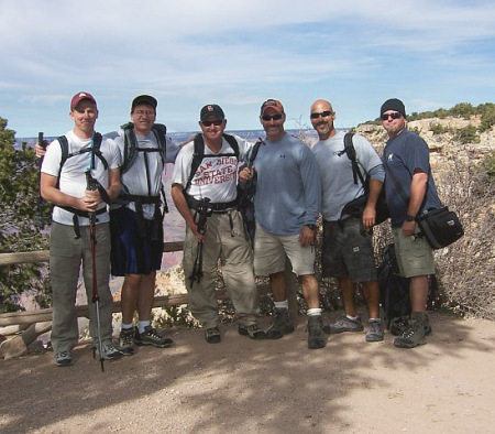 High School buddies and long time friends at Grand Canyon 11/06