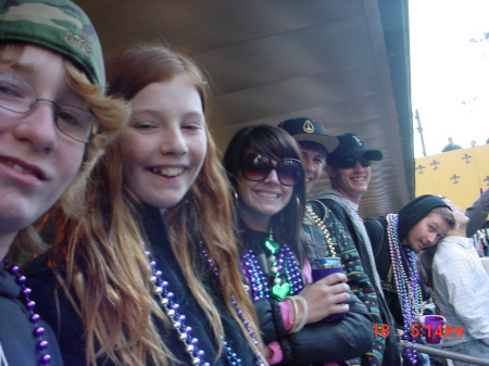all six of my kids, fat tuesday