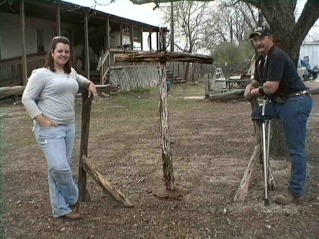 Becky & I at the Cross