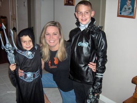 ME AND MY MONSTERS ON HALLOWEEN