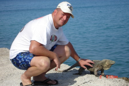Me and my Iguana friend in Cuba