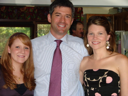Allison,my youngest and Lindy (middle child) and Marc.  Lindy and Marc got married in August.