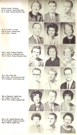 faculty bogan high school 1963 001