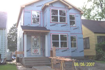 The house as of 8/9/07