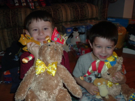Alec and Andrew - Christmas 2006