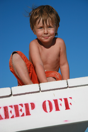 Ryan on Fire Island