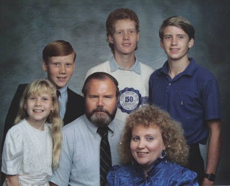 Our family in 1987