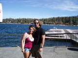 Big Bear Lake with my hubby