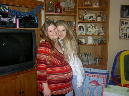 Prego Kristie with little sister Alexis