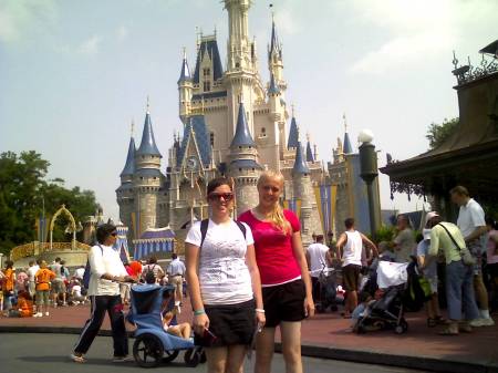 Samantha and Ally at Disney World April 2007