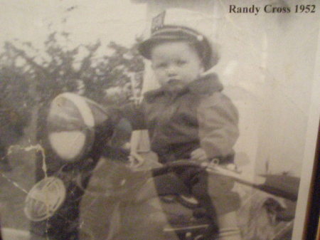 Me and my Mom's Hog 1952