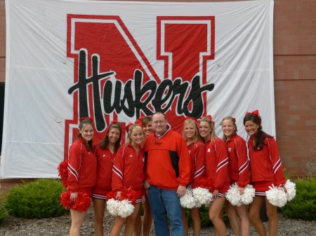 Partying with the Husker ladies