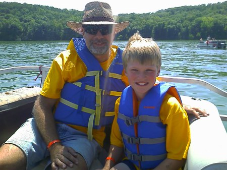 My husband Willem and my son Drew at Cub Scout camp