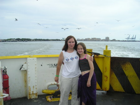 Me and granddaughter - Bailey on vacation July 2007