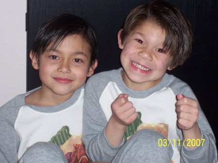 My Sons, Kai(9) & Kentaro(6)