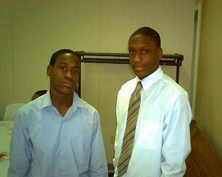 l. to r. Darius and Andrew II