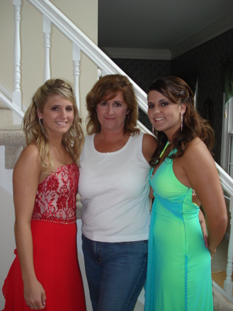 my girls at prom