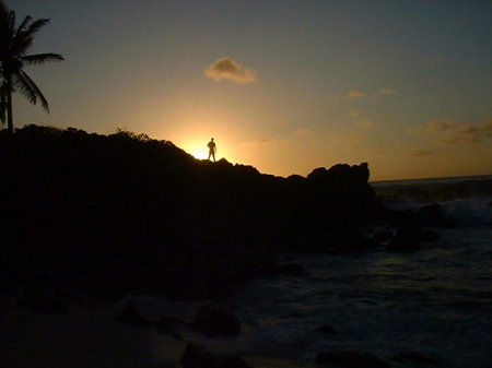Me and Sunset North Shore Oahu, Hawaii