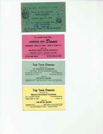 Dance Tickets