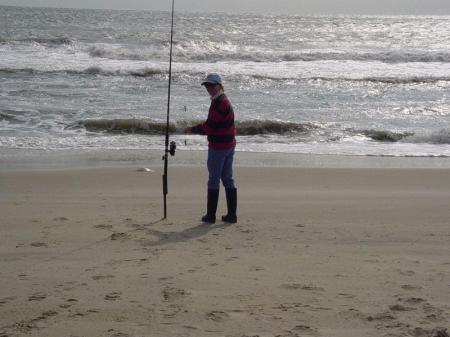 Surf Fishing on Ocracoke