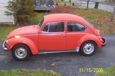 The Wright's 72 VW Super Beetle