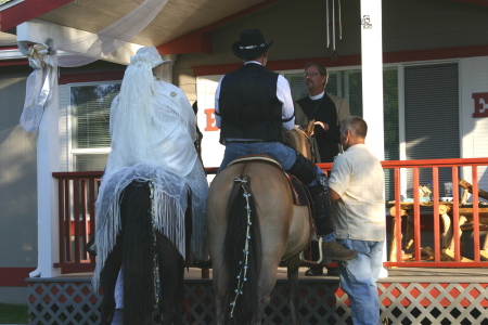 The wedding ceremony