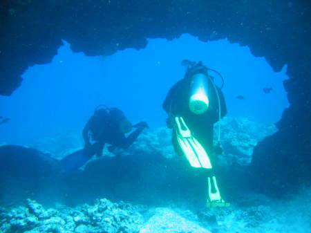 Diving off the Kona coast!
