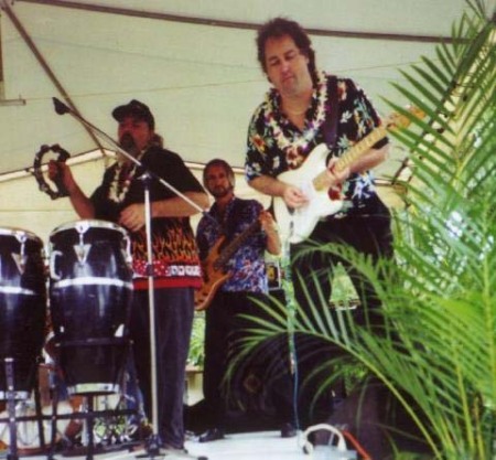 Jamming at the Sheraton block party on Kauai - 2001 or so ...