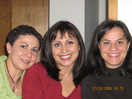 My sister Irene, Myself, & my other sister Christine