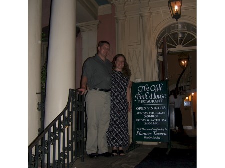 wife and me Anniversary in Savannah 07