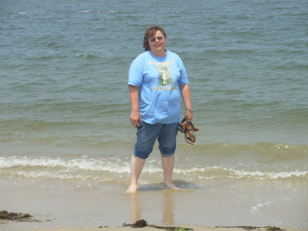 Me at the shores of the Atlantic Ocean