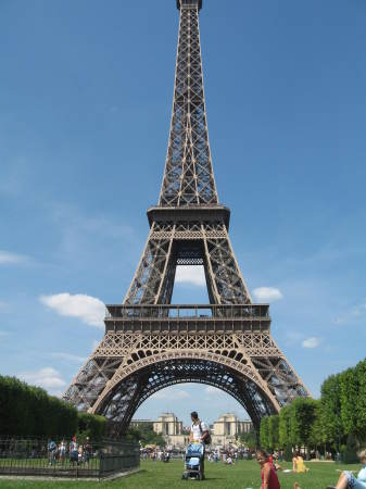 En la torre Eiffel Paris!