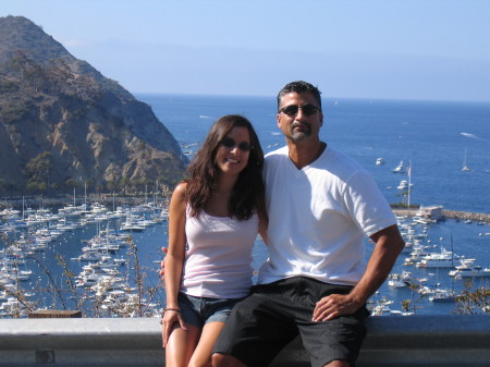 Me and my boyfriend in Catalina