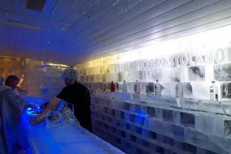 Ice Bar in Stockholm